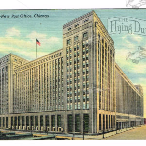 Vintage Postcard – 1930’s  ‘New Post Office’  Chicago, Ill.