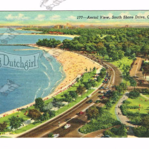 Vintage Postcard – 1930’s  “South Shore Drive”  Chicago, Ill.