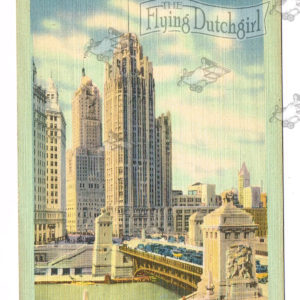 Vintage Postcard – 1930’s  “Tribune Tower”  Chicago, Ill.