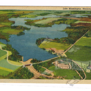 Vintage Postcard – 1930’s  “Lake Bloomington”  Bloomington, Ill.