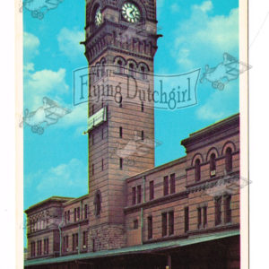 Vintage Postcard – 1940’s – 50’s  “Dearborn Station”  Chicago, Ill.