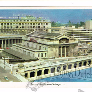 Vintage Postcard – 1940’s – 50’s  “Union Station”  Chicago, Ill.