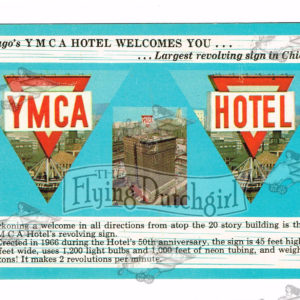 Vintage Postcard – 1940’s – 50’s  “YMCA”  Chicago, Ill.