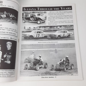 Illiana Motor Speedway Race Program (2000) Schererville, IN Molenaar Harley