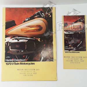 Vintage Original Harley-Davidson 1978 New Model Brochure and Pamphlet