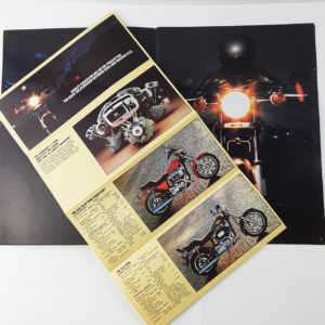 Vintage Original Harley-Davidson 1978 New Model Brochure and Pamphlet