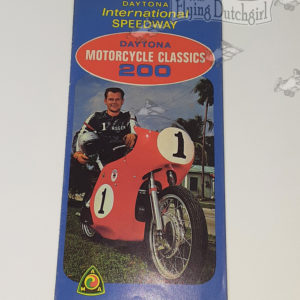 Vintage Original 1966 Daytona 200  Motorcycle Classic Race Brochure