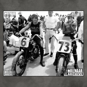 Vintage Photo “Molenaar Race Team” Daytona Beach Harley (1940s) Felix Steffen