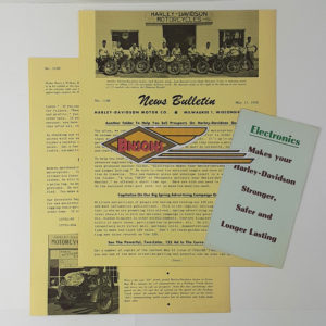 ORIGINAL HARLEY DEALER 1950 NEWS BULLETIN #1108 PANHEAD, KNUCKLEHEAD