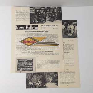 ORIGINAL HARLEY DEALER 1953 NEWS BULLETIN #1184 – PANHEAD, KNUCKLEHEAD