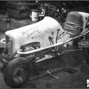 Vintage Photo The Molenaar Special – XA Pwrd Midget Racer Harley ’40s