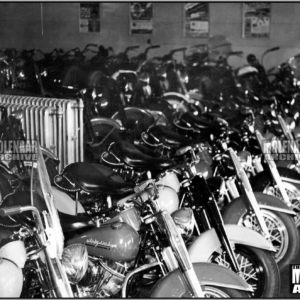 Vintage Photo of the Molenaar Harley-Davidson 1951 New Bike Line-up