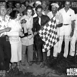 Vintage Photo “Harry & Signe Molenaar: Race Promoters” Harley