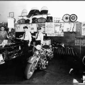 Vintage Photo “Al Molenaar’s Shop” #1 Harley-Davidson (1940’s)