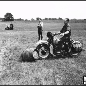 Vintage Photo Barrel Race – Molenaar Speedway Harley-Davidson 1940’s