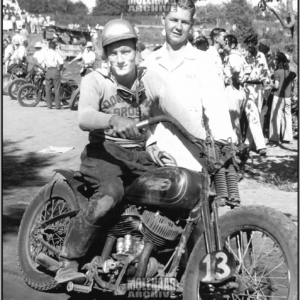 Vintage Race Photo “Dorman Brothers 1936 RLDR” Molenaar Harley