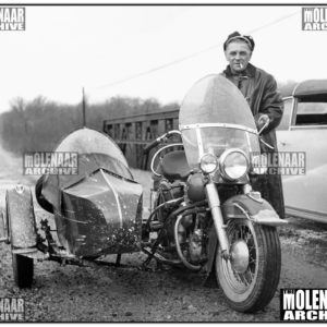 Vintage Photo “1951-53 FL with Sidecar” Molenaar Harley-Davidson