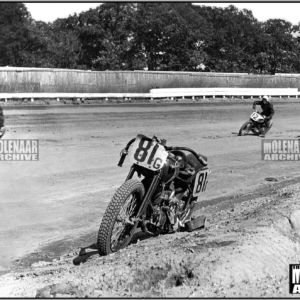 Vintage TT Race Photo – Molenaar Harley-Davidson (1940’s)