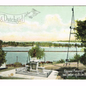 Vintage Postcard – 1911  “Firemens’ Monument”  St. Joe Harbor, Mich.