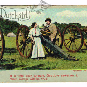 Vintage Postcard – 1908  “Goodbye Sweetheart”  Blackstone, Ill.