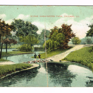 Vintage Postcard – 1908  “Washington Park”  Chicago, Ill.