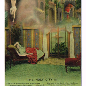 Vintage Postcard – 1911  “Dear Florence…” “The Holy City, 2”  Budd, Ill.