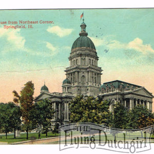 Vintage Postcard – 1915  “State House”  Springfield, Ill.