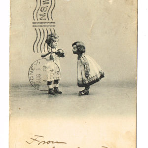 Vintage Postcard – 1904  “Two little Girls”  Sydney, NSW.