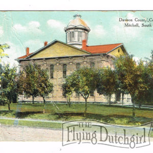 Vintage Postcard – 1910  “Court House”  Mitchell, S. D.