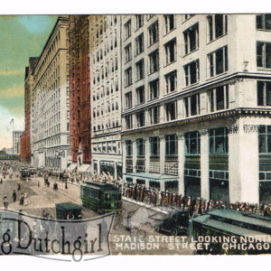 Vintage Postcard – 1916  “State Street”  Chicago, Ill.