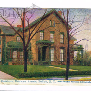 Vintage Postcard – 1911  “Milburn Residence”  Buffalo, N.Y.