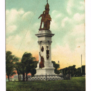 Rare Legaspi Monument Postcard from Manila, P.I. – Vintage Collectible