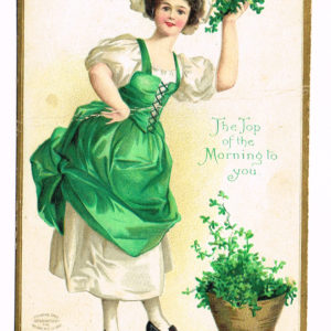 Vintage Postcard – 1909  “Top of the Morning”  Emington, Ill.