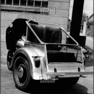 Vintage Molenaar Harley-Davidson Photo – Harry’s Modified 1951 Servi-car