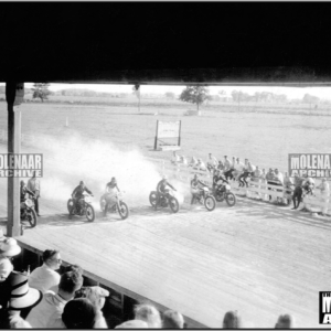 Vintage Molenaar Harley-Davidson Photo – On the Starting Line 1930’s