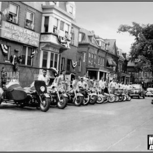 Vintage Molenaar Harley Photo – Philadelphia Corsairs Motorcycle Club