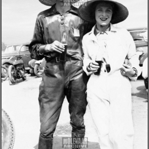 Vintage Harley Photo – Cooling Off – The Molenaar Family Album 1940’s