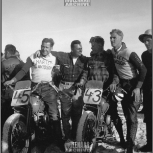 Vintage Molenaar Harley-Davidson 1940’s Race Team, Daytona – Walter C. Davidson