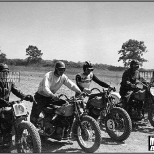 Vintage Molenaar Harley-Davidson Race Photo – Harleys and Indians 1940’s