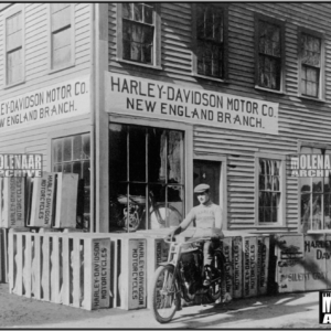 Vintage Photo – Harley-Davidson Motor Co. New England Branch 1916