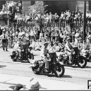 Vintage Molenaar Harley-Davidson Photo –  WWII Bikes on Parade 1940’s