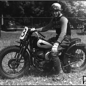 Vintage Molenaar Harley-Davidson Photo – #23 Leo Anthony