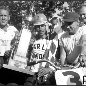 Vintage Molenaar Harley-Davidson Photo – Race Promoter 1950’s