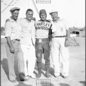 Vintage Molenaar Harley Photo – Tommy Hayes “The Texas Dare Devil”