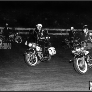 Vintage Photo Lucky Wheels M/C Illiana Speedway Molenaar Harley 1960