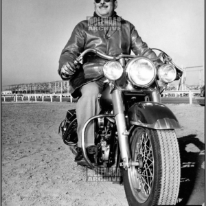 Vintage Photo “Arthur B. Wiser” 1951 FL Molenaar Harley-Davidson