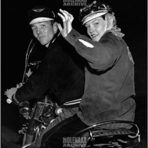 Vintage Photo “Mr. and Mrs. Lenord Dawson” Molenaar Harley (1950)