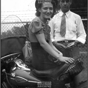 Vintage Photo “Sunday Afternoon Ride” 1941-46 Knucklehead Harley