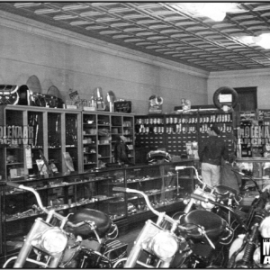 Vintage Photo Inside Molenaar Harley-Davidson (Hammond, IN) 1950’s