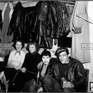 Vintage Photo Motorcycle Clubhouse get Together 1950’s – Harley